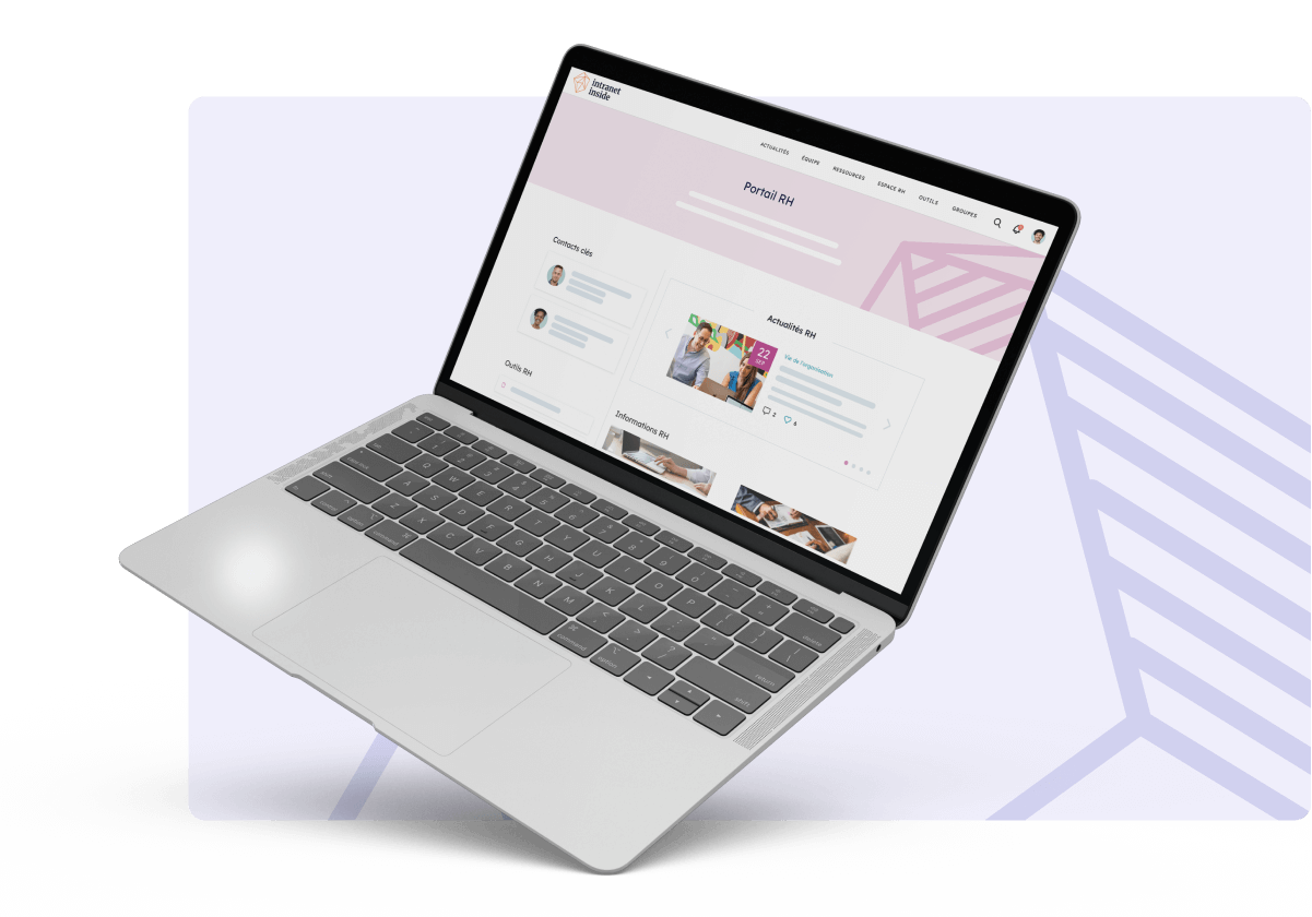 Mockup - Portail RH Intranet Inside