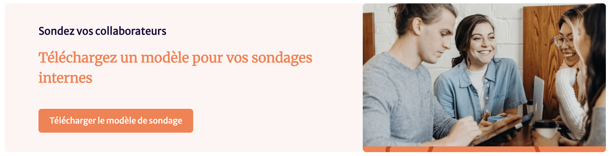 CTA Sondage intranet