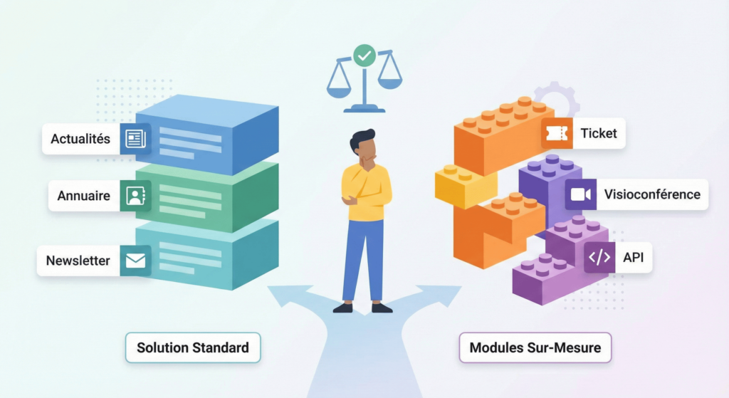 Intranet sur mesure ou intranet sur étagère