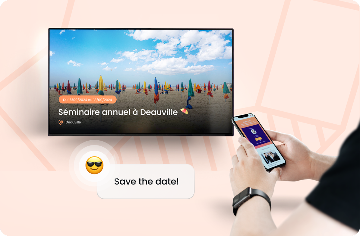 TV display of Intranet Inside