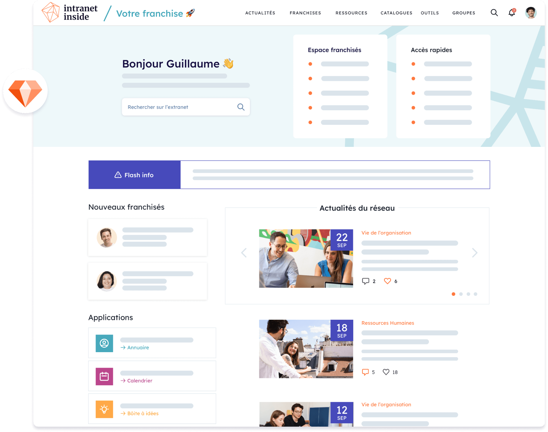 Header Landing Intranet Inside Franchises