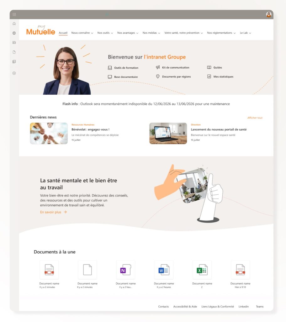 exemple intranet sharepoint